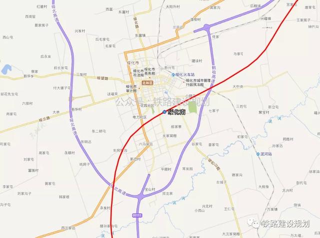 哈尔滨到伊春高铁最新路线图（哈尔滨至绥化至铁力至伊春客运线路详细走向和车站设置方案出炉）(9)