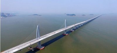​世界最长的跨海大桥，中国港珠澳大桥_全长55公里