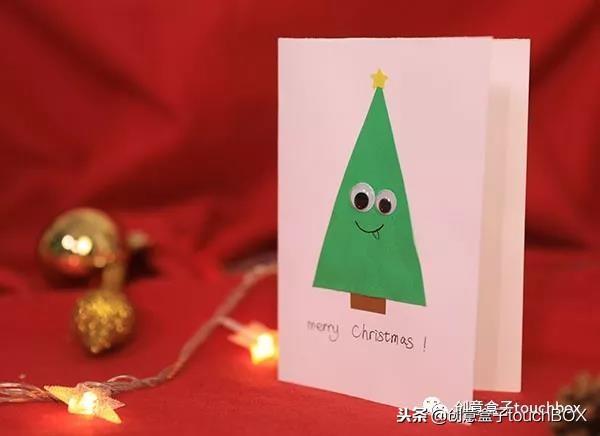 贺卡怎么做简单又漂亮圣诞树（这6种简单手工制作的圣诞树贺卡）(4)