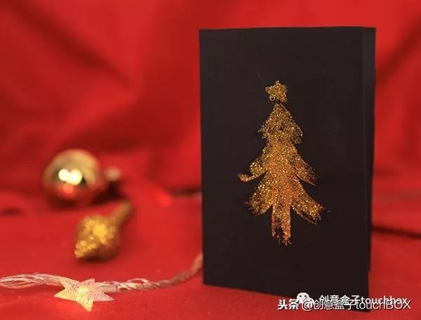 贺卡怎么做简单又漂亮圣诞树（这6种简单手工制作的圣诞树贺卡）(18)