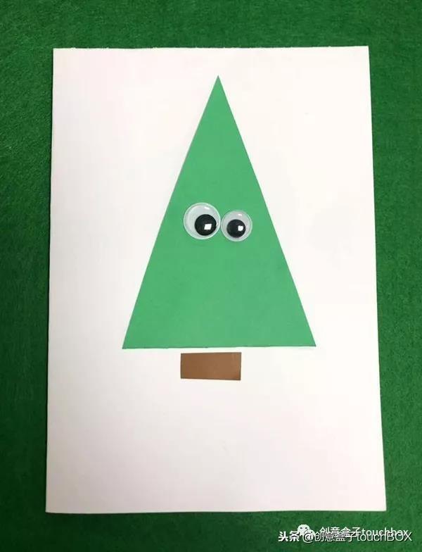 贺卡怎么做简单又漂亮圣诞树（这6种简单手工制作的圣诞树贺卡）(2)