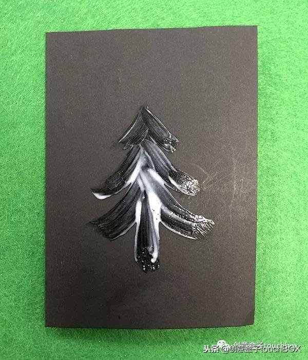 贺卡怎么做简单又漂亮圣诞树（这6种简单手工制作的圣诞树贺卡）(15)