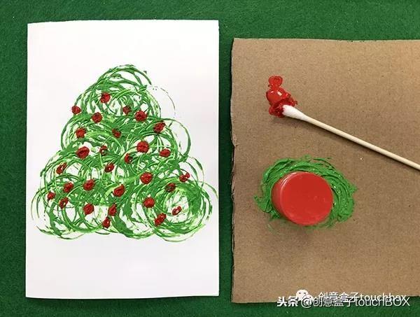 贺卡怎么做简单又漂亮圣诞树（这6种简单手工制作的圣诞树贺卡）(12)