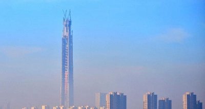​中国构造第一高楼天津高银117大厦创世界记录