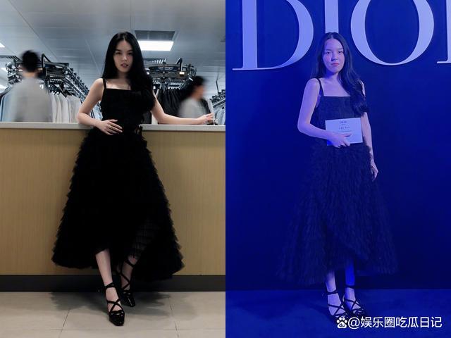 刚出道热搜不断！李咏女儿法图麦露背身材曼妙 生图与宣传照差距大惹争议