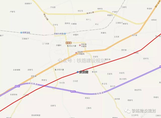 哈尔滨到伊春高铁最新路线图（哈尔滨至绥化至铁力至伊春客运线路详细走向和车站设置方案出炉）(12)