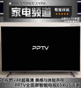 ​pptv硬屏电视（大视野4K超高清美感与体验并存）