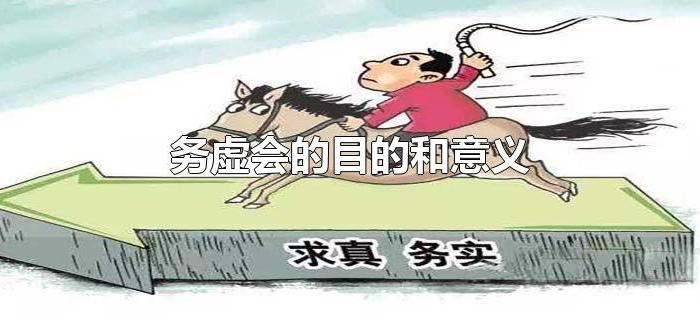 务虚会的目的和意义