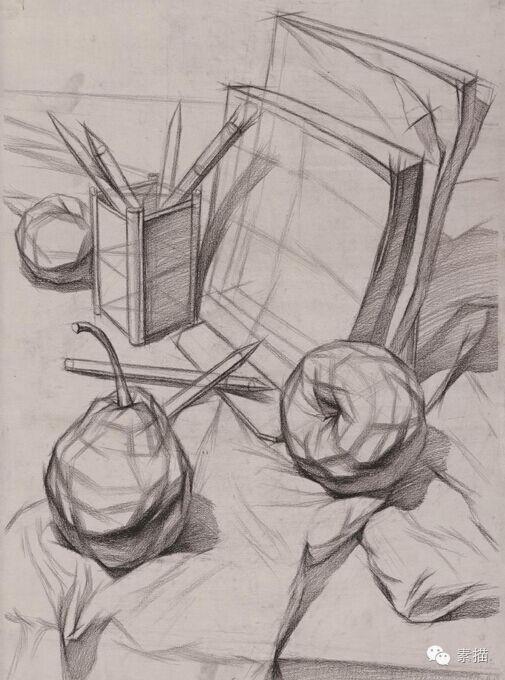 从零基础学素描的步骤（零基础自学素描小常识分享素描）(11)