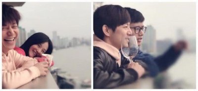 张杰与谢娜是一家四口(网友拍到张杰谢娜带两女儿在楼顶晒太阳)