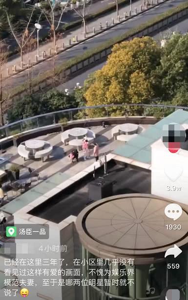 张杰与谢娜是一家四口（网友拍到张杰谢娜带两女儿在楼顶晒太阳）(6)