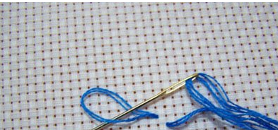 十字绣正确起针,十字绣怎么起针 初学者图8