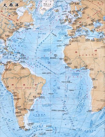 四大洋面积从大到小排:四大洋面积从大到小依次排列是