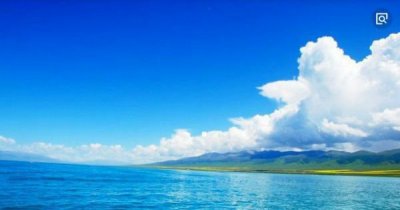 ​我国最大的咸水湖，青海湖_绕其一圈需50小时