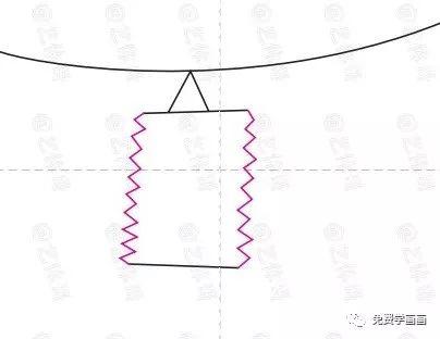 画一幅简单的灯笼怎么画（一步一步免费教你画灯笼）(5)