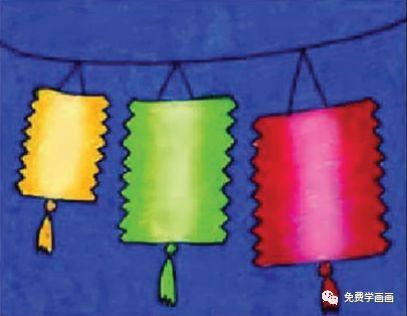 画一幅简单的灯笼怎么画（一步一步免费教你画灯笼）(2)