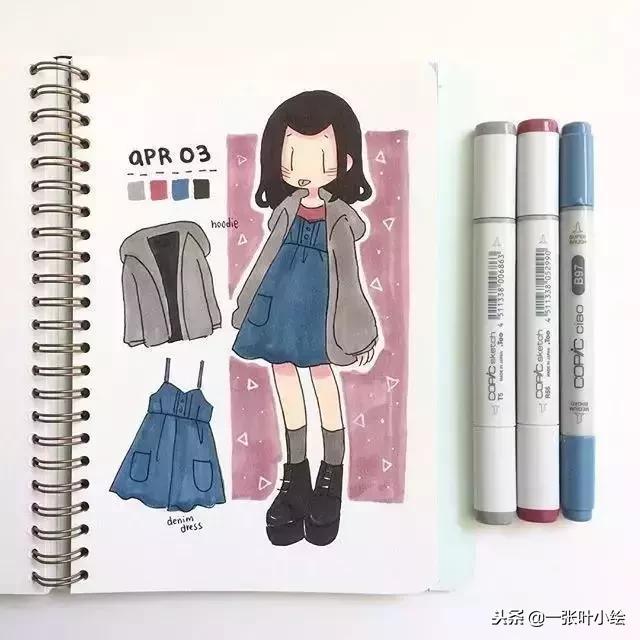 手帐教程少女心简单马克笔（及马克笔入坑指南）(21)