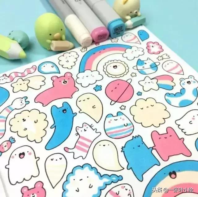 手帐教程少女心简单马克笔（及马克笔入坑指南）(14)