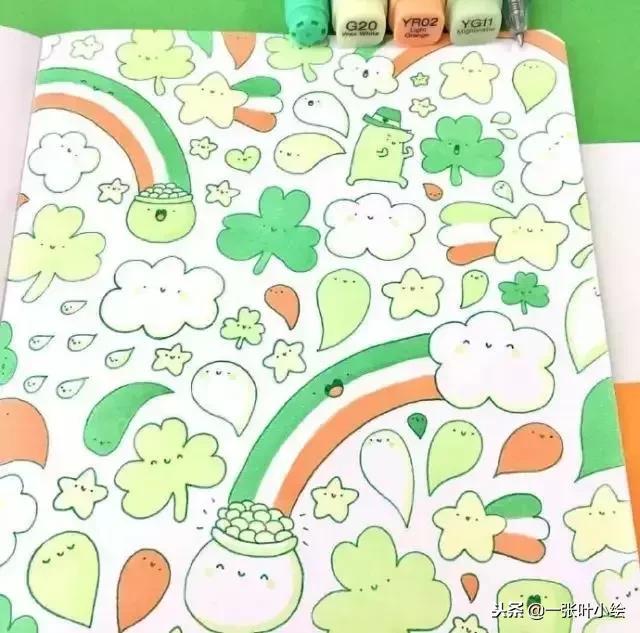 手帐教程少女心简单马克笔（及马克笔入坑指南）(13)