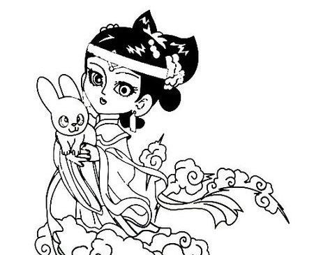 二年级最简单中秋节画,怎么画中秋节绘画图6