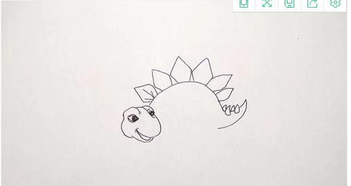 霸王龙简笔画，霸王龙的本领简笔画？图15