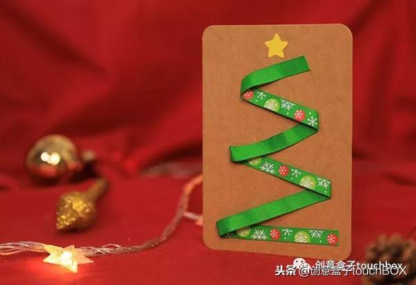 贺卡怎么做简单又漂亮圣诞树（这6种简单手工制作的圣诞树贺卡）(25)