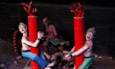 ​盘古最反常的严刑，将监犯绑在热铜柱上活活烧死！