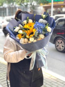 向日葵花束寓意(向日葵花束有什么寓意)