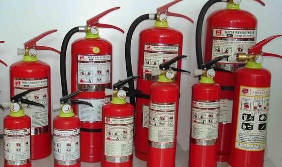 灭火器压力指针指向什么颜色区域
