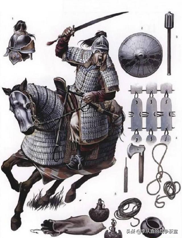 哥萨克骑兵对抗蒙古骑兵(中亚骑兵装备好)(8)