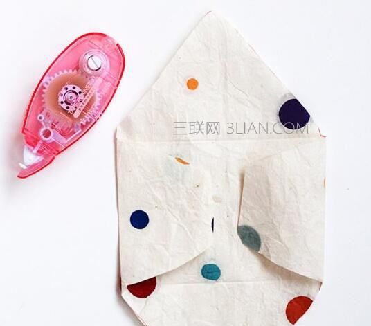 信封怎么折简单又好看,纸信封怎么折图39