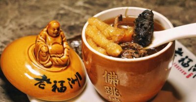 ​佛跳墙内里有什么资料，都是宝贵的海味野味_普遍人吃没有起