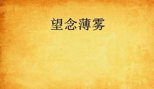 薄雾的拼音是什么意思