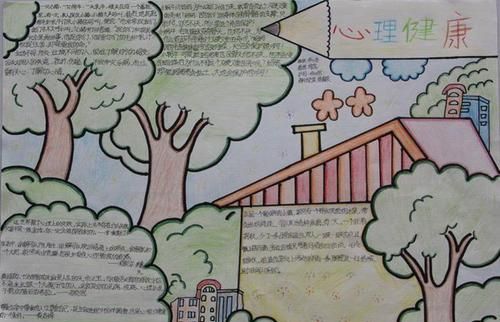 关于心理健康的手抄报