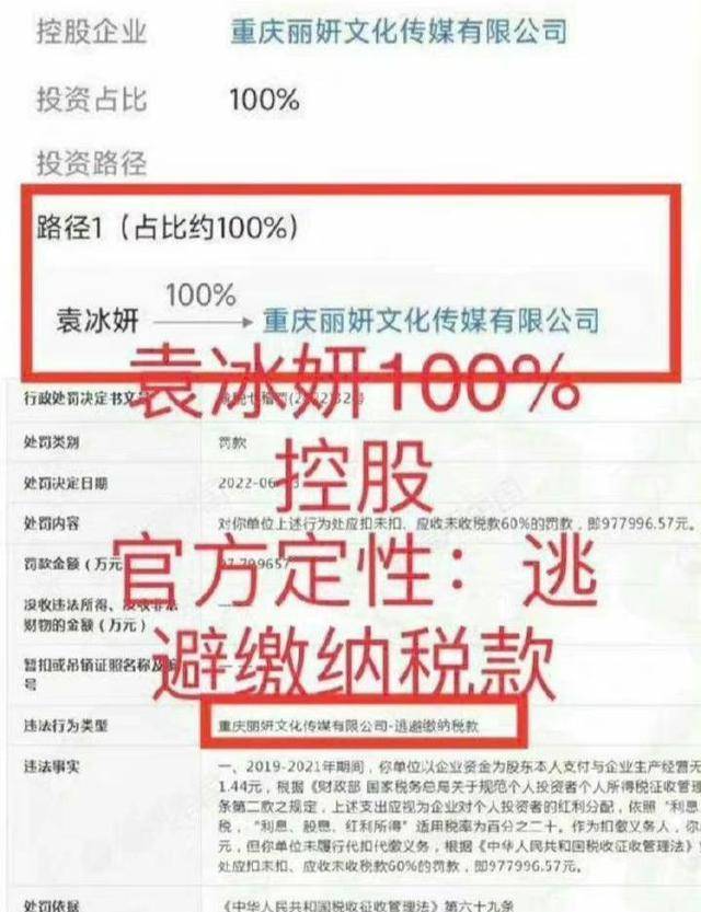 袁冰妍为什么没有被认定偷税漏税 具体怎么回事？