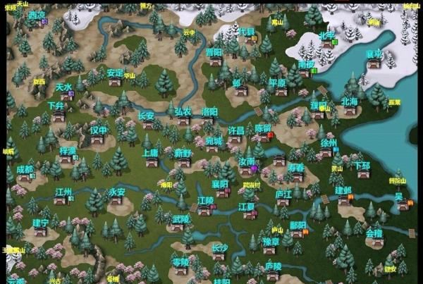 三国大时代玉龙雪山在哪,三国大时代4地图上的所有的隐藏的山洞图4