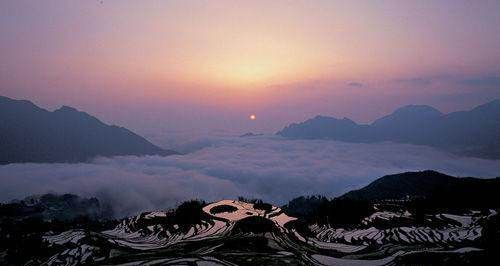 龙脊梯田在广西哪个县,梯田在哪里图2