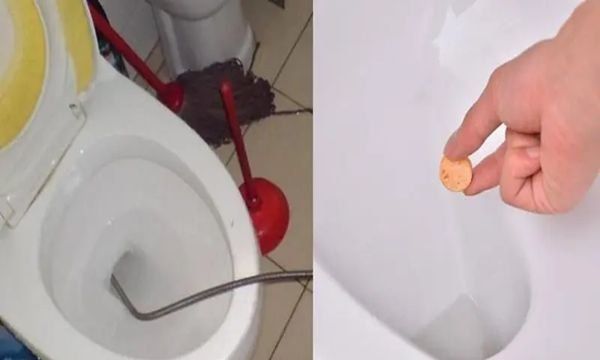 怎样疏通马桶下水道,马桶堵住了下水慢该怎么疏通最简单方法图1