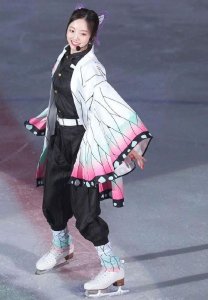 ​日本网评：本田真凛“鬼灭之刃”蝴蝶忍的装扮引发热议“太顶了”太可爱了