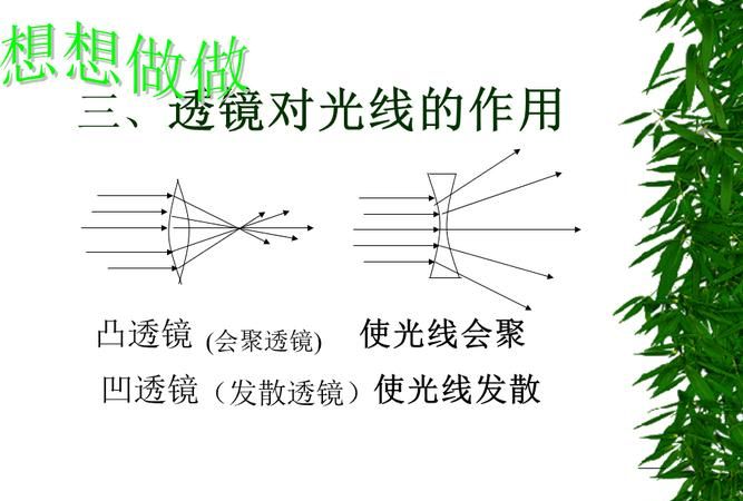凸透镜和凹透镜镜的区别