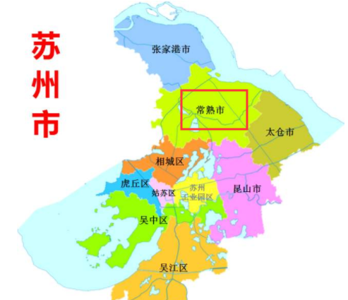 常熟市中心在哪里,常熟在江苏哪里图图3