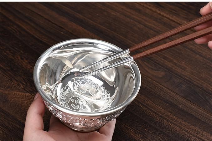 纯银990做的碗可以吃饭用么吗