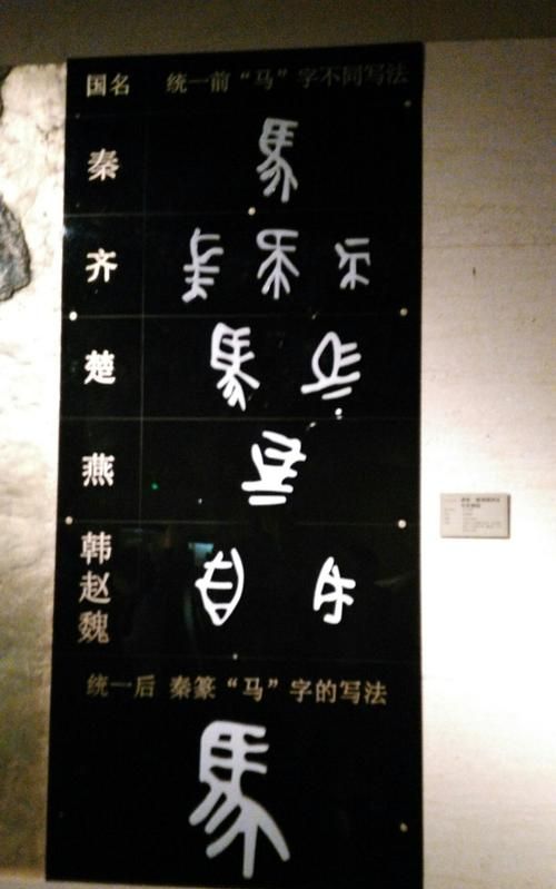 秦始皇统一六国后,在谁的主持撰写下,统一的文字