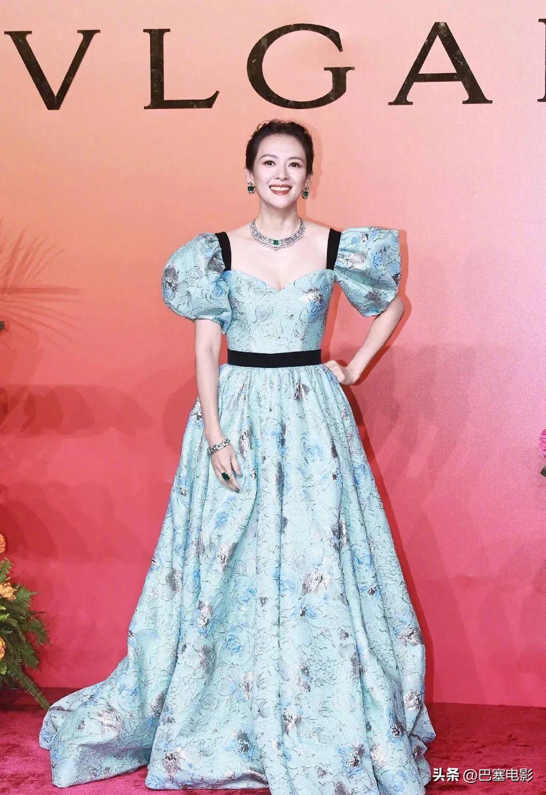 宝格丽红毯：赵露思性感，被佟丽娅美到，舒淇更惊艳让人移不开眼