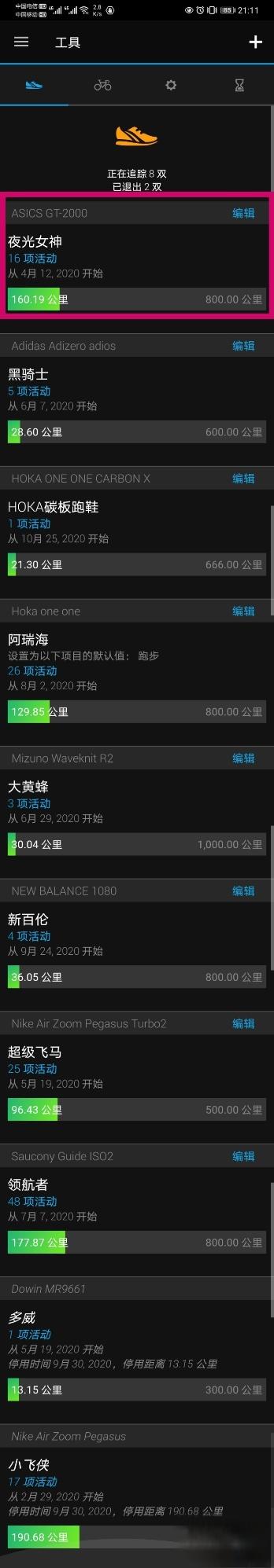 穿不坏的亚瑟士-GT2000跑鞋使用160km后肉身测评-