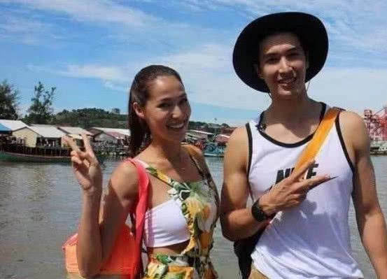 蔡依林前男友锦荣被爆出和混血模特当众拥吻，疑似恋情石锤