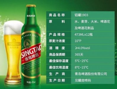 青啤一瓶多少毫升(青啤瓶装多少毫升)