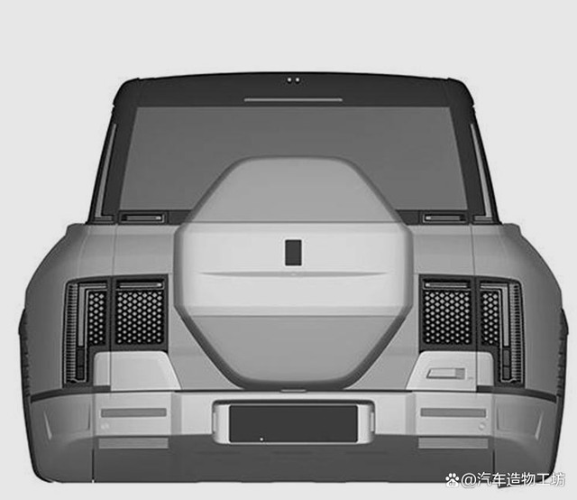 比亚迪新品牌新车专利图曝光，比卫士更硬派，定位高端越野SUV-