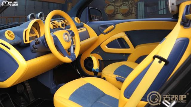 「原创案例」奔驰SMART小黄人限定版改装，让你的座驾放大招！-