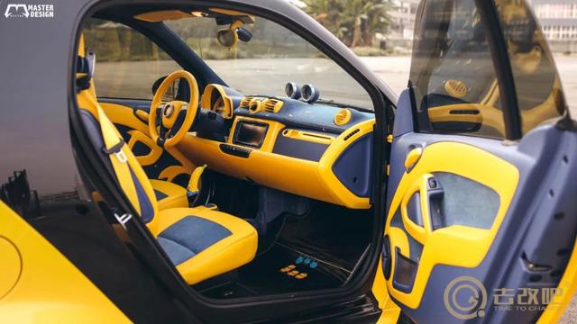 「原创案例」奔驰SMART小黄人限定版改装，让你的座驾放大招！-